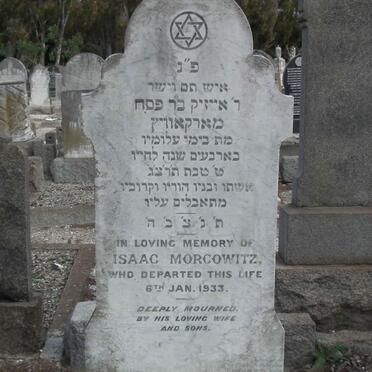 MORCOWITZ Isaac -1933