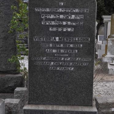 MENDELSOHN Victoria -1935