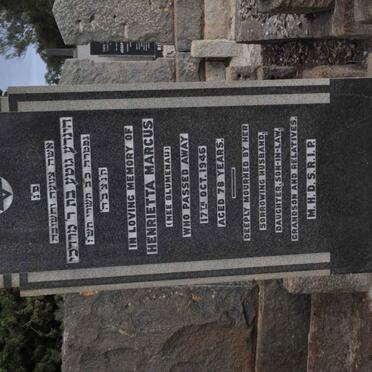 MARCUS Henrietta nee BLUMENAU -1946