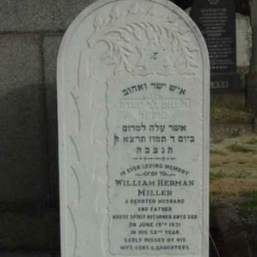 MILLER William Herman -1931