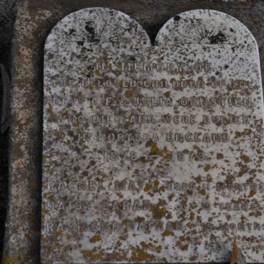 ORNSTIEN Rachel May :: ORNSTIEN Daisy Sarah :: ORNSTIEN Raymond Nathan