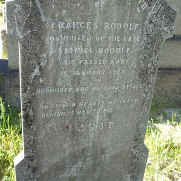 RODOLF Frances  -1923