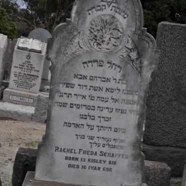 SCHAFFER Rachel Freda