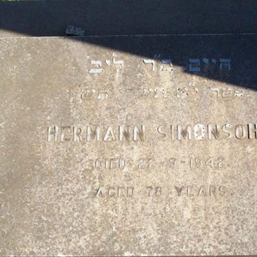 SIMONSOHN Hermann  -1942 