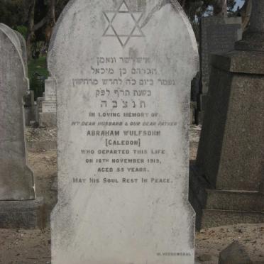 WULFSOHN Abraham -1919