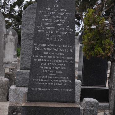 WAINSTEIN Solomon -1937