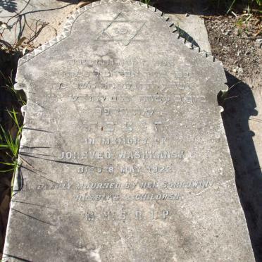 WASHKANSKY Jocheved -1922 