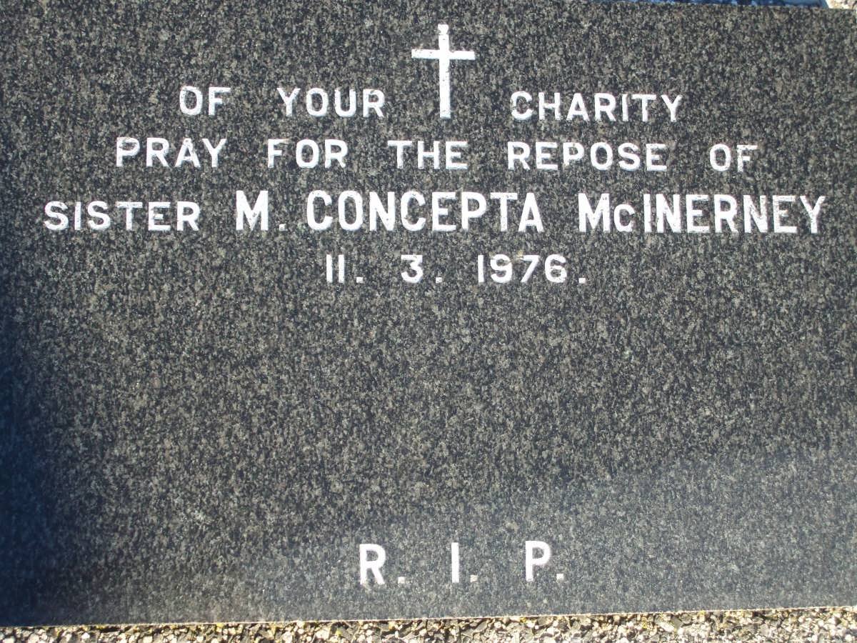 McINERNEY M. Concepta -1976