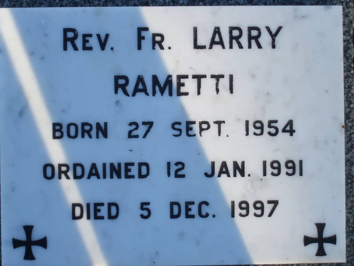 RAMETTI Larry 1954-1997