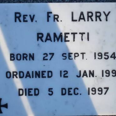 RAMETTI Larry 1954-1997