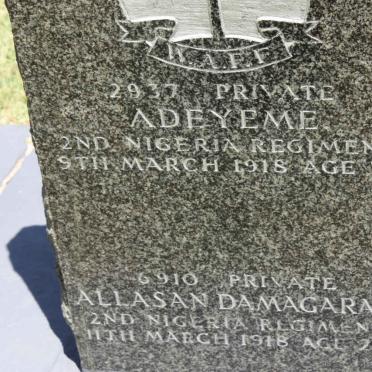 ADEYEME -1918 :: DAMAGARAM Allasan -1918