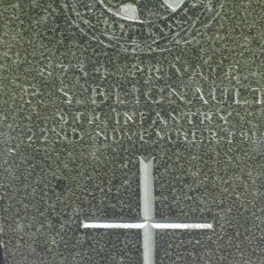 BLIGNAULT P.S. −1918