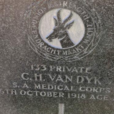 DYK C.H., van -1918