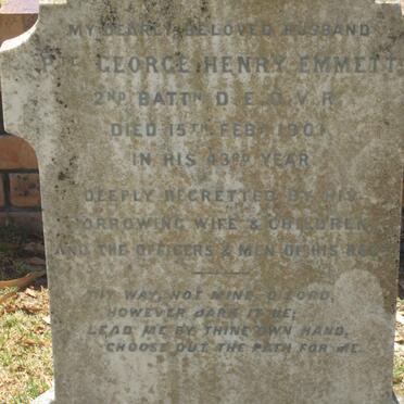 EMMETT George Henry -1901