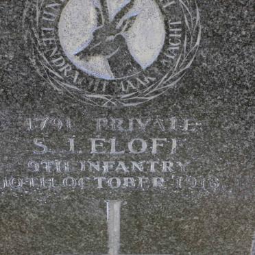 ELOFF S.J. -1918