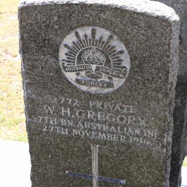 GREGORY W.H. -1916