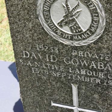 GQWABAZA David -1918