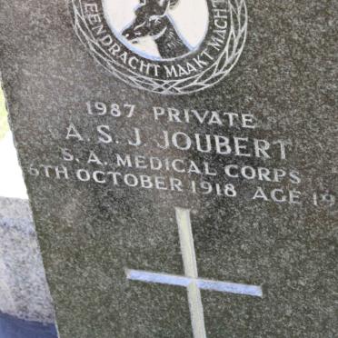 JOUBERT A.S.J -1918