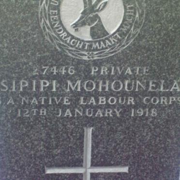 MOHOUNELA Sipipi −1918
