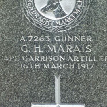 MARAIS G.H. -1917