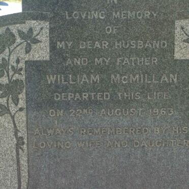 MCMILLAN William -1963
