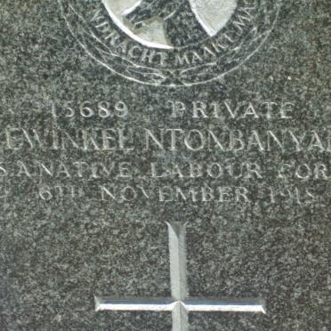 NTONBANYANE Lewinkel −1918