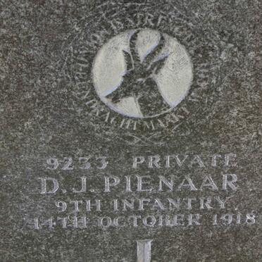 PIENAAR D.J. -1918