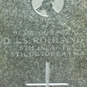 ROHLAND D.J.S. −1918