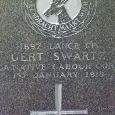 SWARTZ Gert −1918