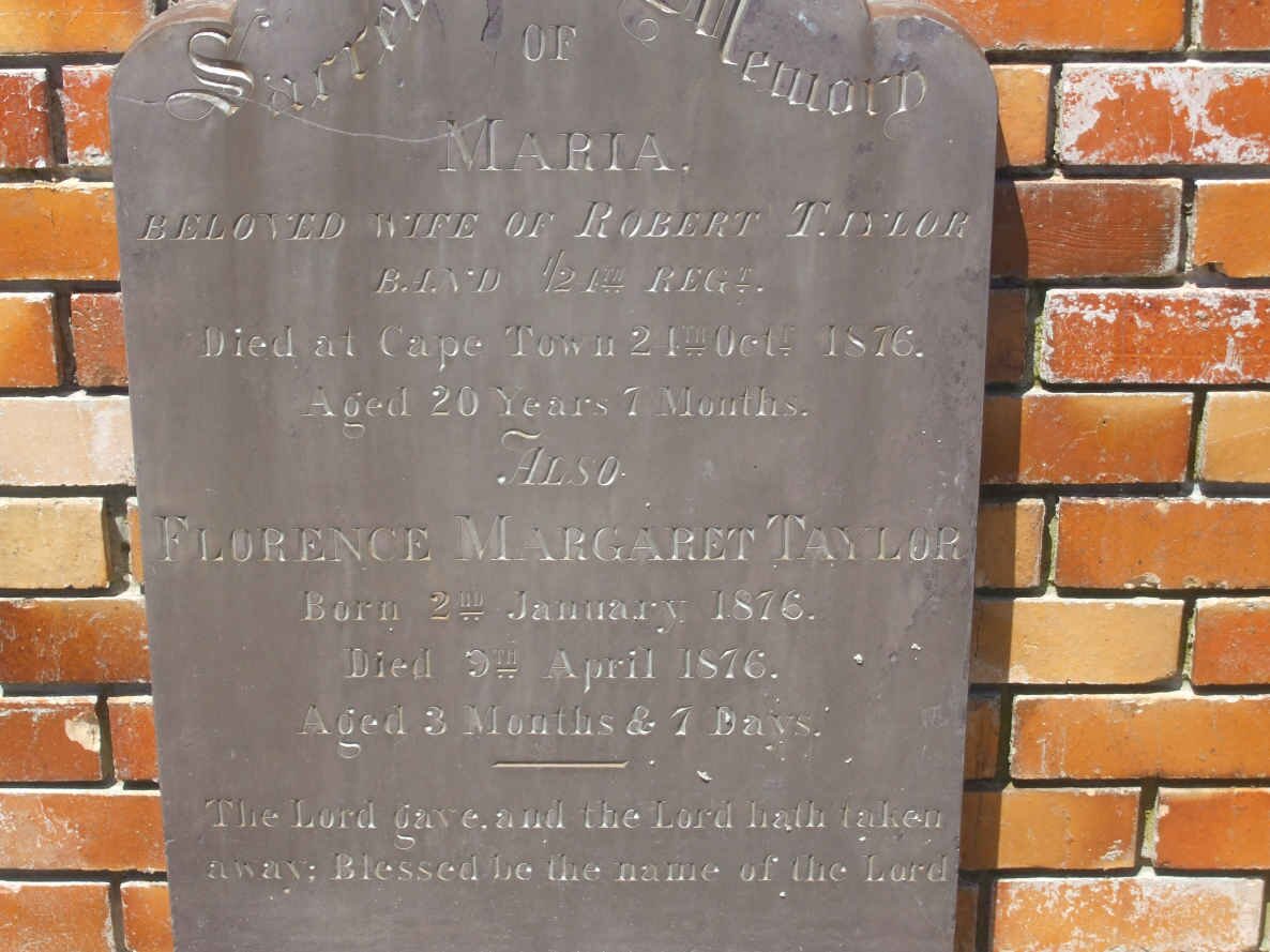 TAYLOR Maria -1876 :: TAYLOR Florence Margaret -1876