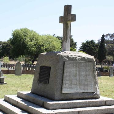 1. Monument in memory of all soldiers who died of wounds &amp; disease 1899-1902