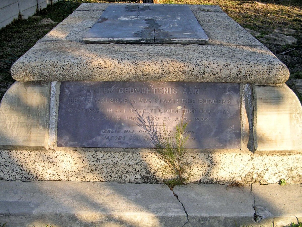 ABW Transvaal and OFS Burghers who died in the Groenpunt Concentration Camp 1