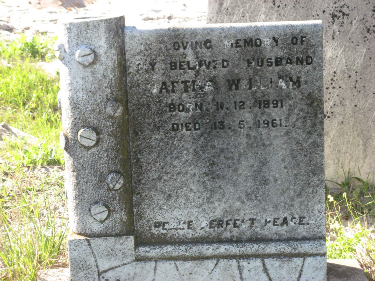 ? Jaftha William 1891-1961