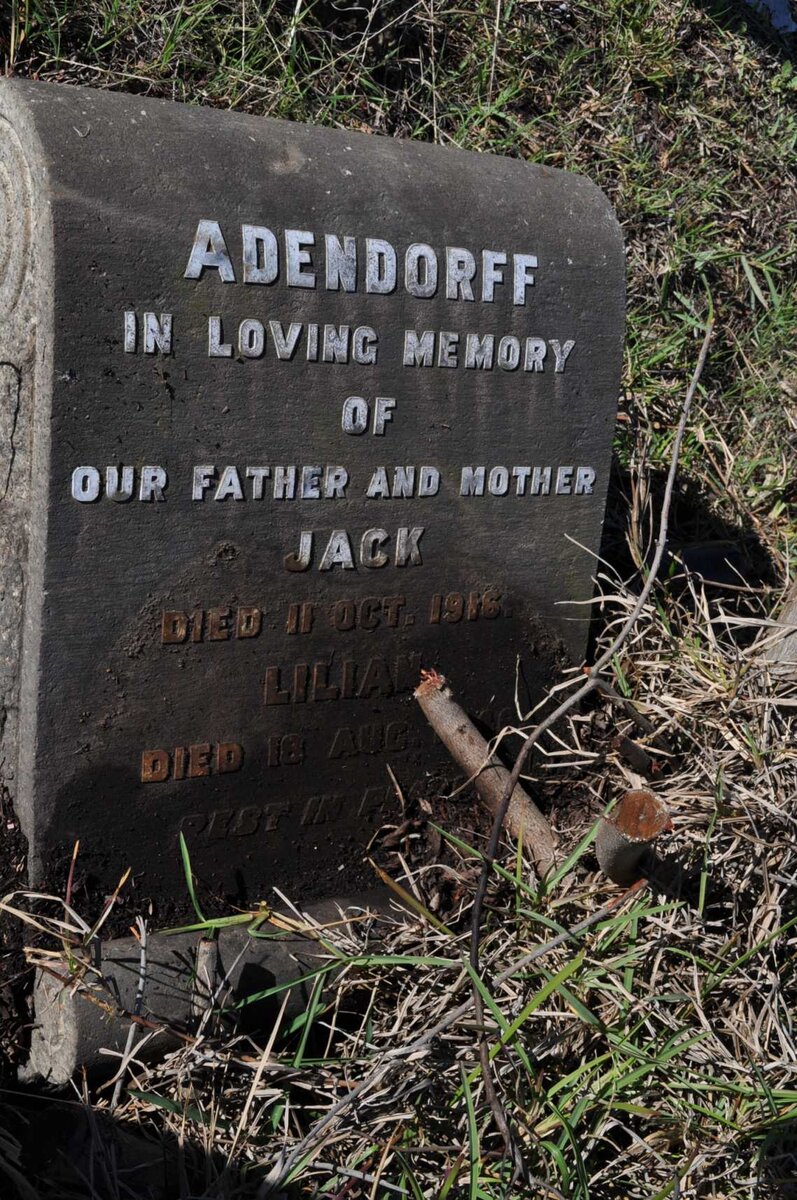 ADENDORFF Jack -1916 &amp; Lilian