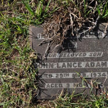 ADAMS John Lance -1934