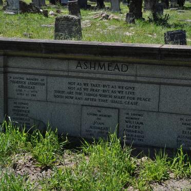 ASHMEAD Frederick Leighton -1976