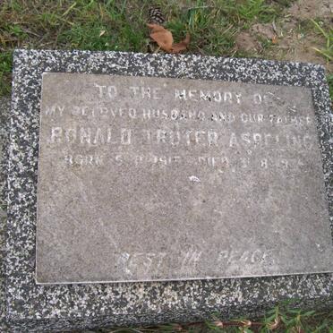 ASPELING Ronald Truter 1915-??