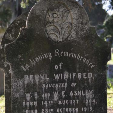 ASHLEY Beryl Winifred 1904-1915