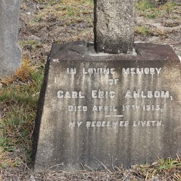 AHLBOM Carl Eric -1915