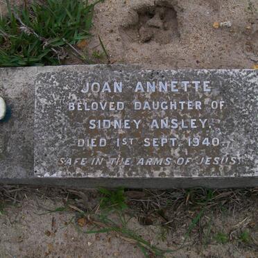 ANSLEY Joan Annette -1940