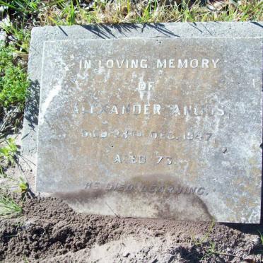 ANGUS Alexander -1947