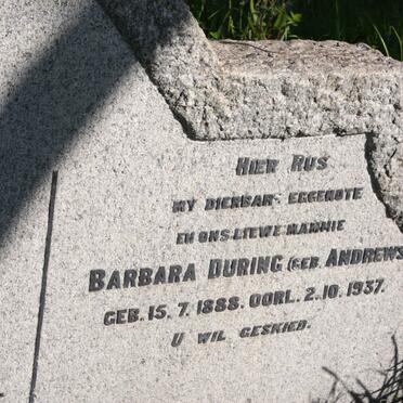 ANDREWS :: V.D. MERWE :: DURING