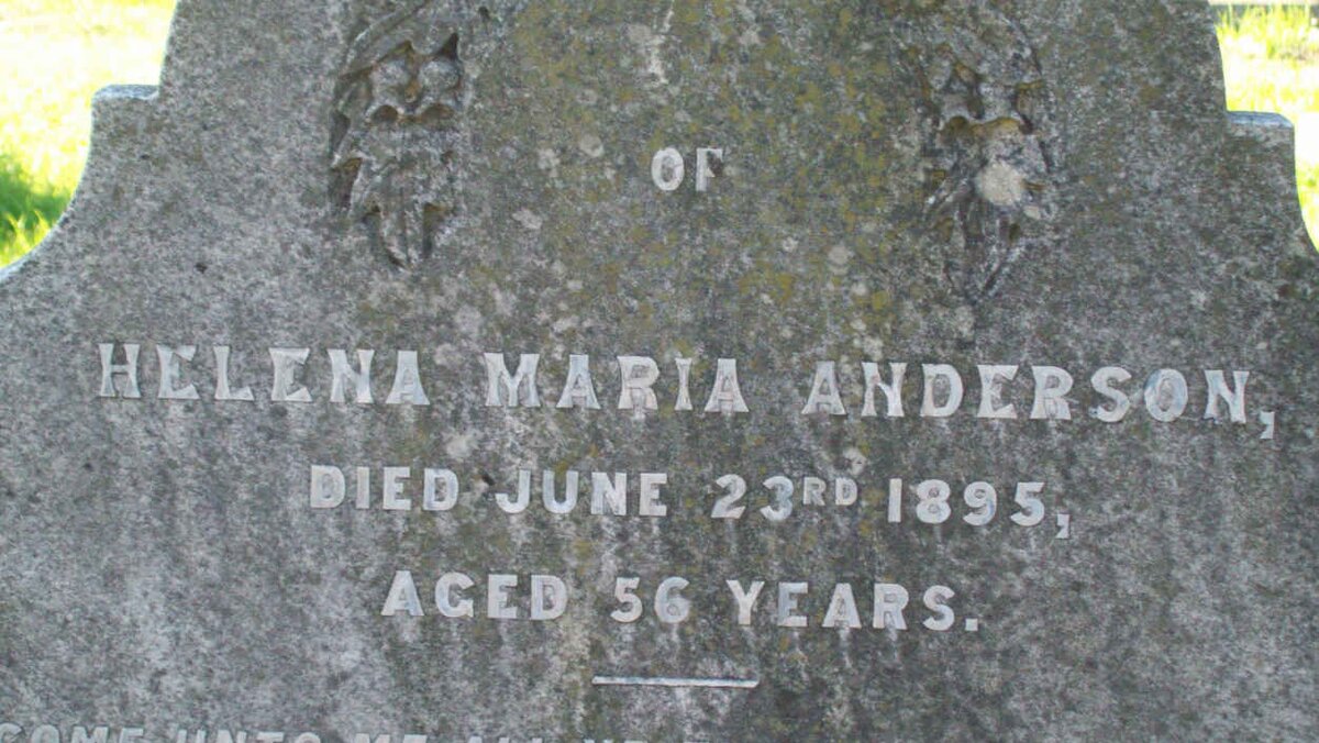 ANDERSON Helena Maria -1895 