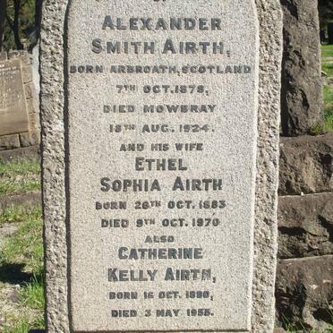AIRTH Alexander Smith 1878-1924 &amp; Ethel Sophia 1883-1970 :: AIRTH Catherine Kelly 1890-1955