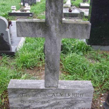 ALMERIGHT Rita Satta 1892-1982