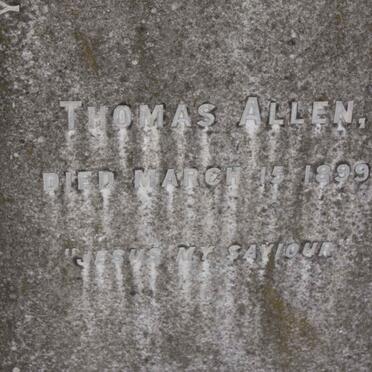 ALLEN Thomas -1899