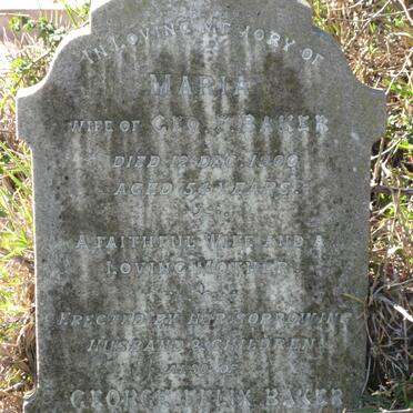 BAKER George Felix -1903 &amp; Maria -1900
