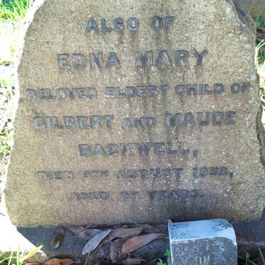 BACKWELL Edna Mary -1952