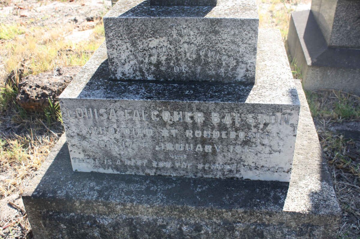 BALSTON Louisa Falconer -1915