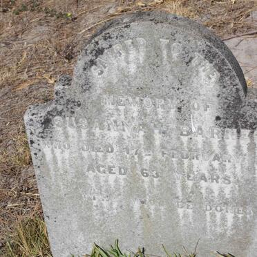 BARNES Susannah -1892